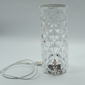 Lampka dotykowa LED 1W USB-C 800mAh ozdobna Kryształ /LAO2 - 3