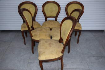 krzesła medaliony 6 sztuk - super stan - 3