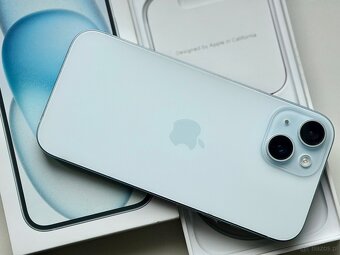 iPhone 15 Blue BATERIA 100% TOP - 3