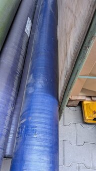 Mocna tkanina plandekowa PE 2x100 m 200 m² (zielona, niebies - 3