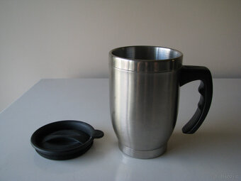 Stalowy kubek termiczny Termite z pokrywką - 3