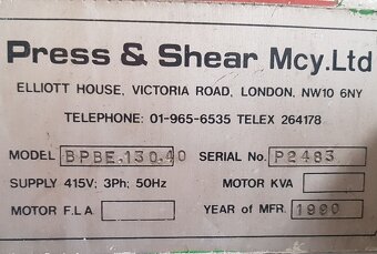 Prasa krawędziowa BLBE.130.40 - 3