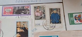 107 sztuk kopert obiegowych ze znaczkami Niemcy / NRD / DDR - 3