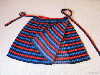 Spódnica plisowana wiązana jak fartuszek uniwersalny rozmiar - 3