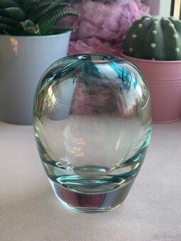 Szklany wazon szkło artystyczne kolekcjonerskie - 3