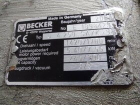 Pompa próżniowa Beckert U 4.250SA/k-65 - 3
