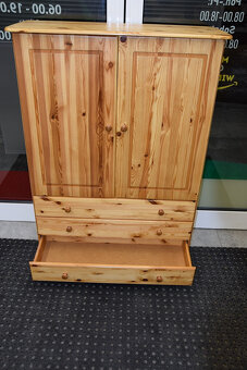 bieliźniarka z drewna sosnowego - jak nowa - 3