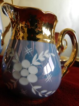 Zestaw do herbaty bez oznaczeń Bohemia 1 połowa. XX wiek - 3