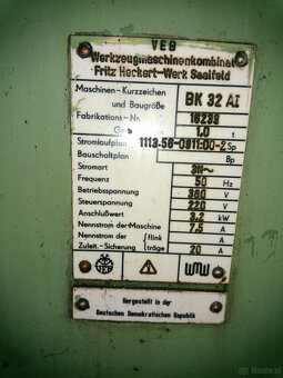 - wiertarka stojanowa, typ BK 32AI - 3