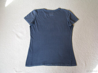 Granatowa koszulka Tatuum z żaglówką T-shirt rozm. M vintage - 3