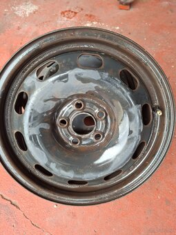 Felgi stalowe wv 6JX15 NOWE Z ZAPASU 1J0.601 027K 5X100 ET 2 - 3