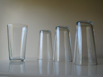 Wysoka szklanka transparentna 0,5 l pokal szklany kufel 4szt - 3