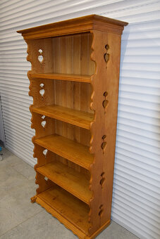 regał z drewna dębowego - super stan - 3