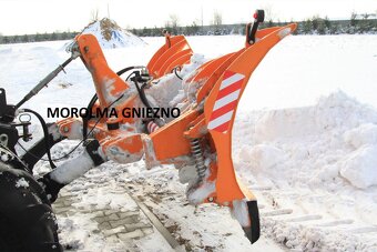 Pług śnieżny składany do śniegu strzałka komunalny ROLMAKO T - 3