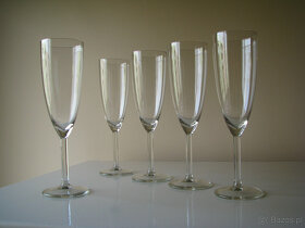 Krystaliczne lampki - kieliszki na wino, szampanówki 5 szt - 3