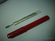 Termometr rtęciowy lekarski w etui NOWY - 3