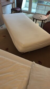 łóżka z materacami używane 90x200 sprzedam - 3