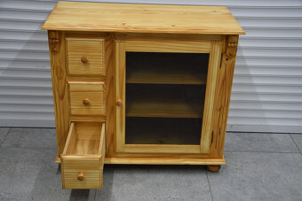 komoda z drewna sosnowego - jak nowa - 3