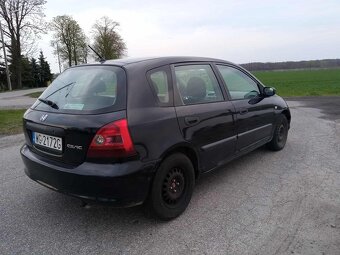 HONDA CIVIC 1.7 KLIMATYZACJA 5 DRZWI WAŻNE OC I PT - 3