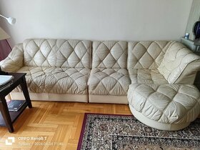 Sprzedam skórzaną sofę - 3