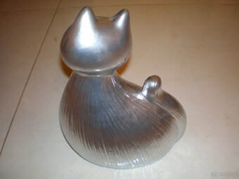 Sprzedam figurkę kota w kolorze popielatym, nowy, stan ideal - 3