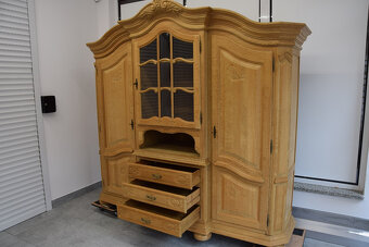 kredens z drewna dębowego - super stan - 3