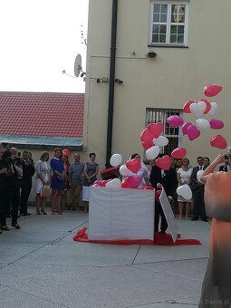 Dekoracje balonowe ścianki cekinowe balony ledowe - 3