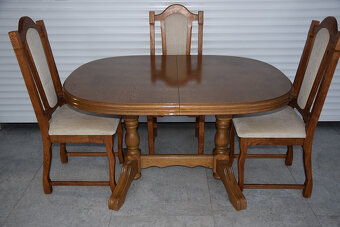 stół rozkładany i 4 krzesła - super stan - 3