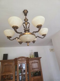 Sprzedam mosiezny zyrandol - 3