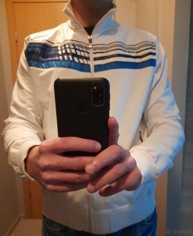 Biała bluza na zamek - 3