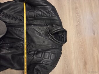 Skórzany zestaw motocyklowy kurtka i spodnie męskie - 3