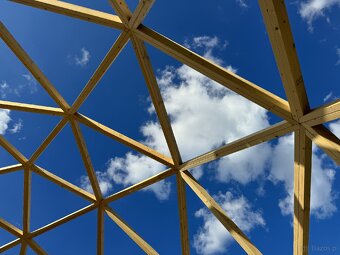 Kopuła geodezyjna 35m2. Glamping - zadaszenia basenu. - 3