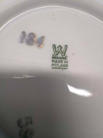 Stara polska porcelana Wawel- Wałbrzych filiżanka + spodek - 3
