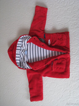 Pluszowa, wygodna kurtka – bluza dla dziewczynki 5.10.15,  r - 3