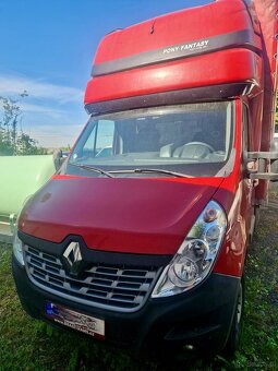 RENAULT MASTER 2.3D 125KW VANÍK S PLACHTOU 10PALET MOTOR K.O - 3