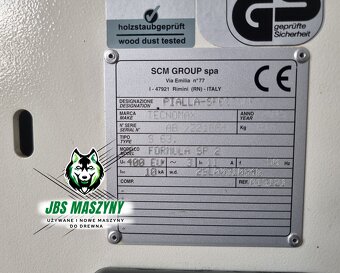 Grubościówka SCM SP2 S63 | Grubiarka 630 | Wysokość strugani - 3