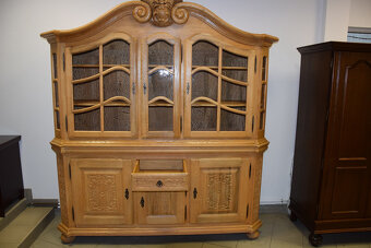 kredens z drewna dębowego - super stan - 3