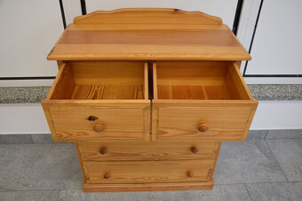 komoda z drewna sosnowego - jak nowa - 3