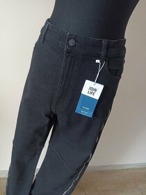 Spodnie jeansowe z wysokim stanem Bershka r. XL 42 nowe - 3