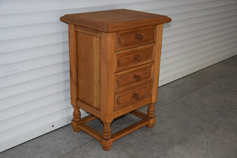 szafka z szufladami z drewna dębowego - super stan - 3