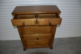 szafka na buty z drewna dębowego - jak nowa - 3