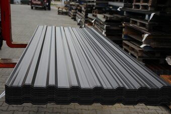 Blacha trapezowa T-14 - szary grafit - gotowe arkusze - 3