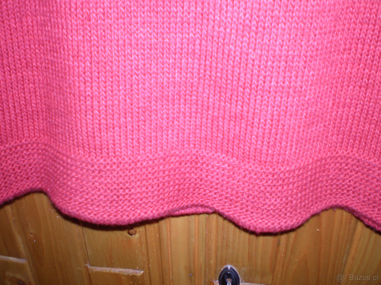 Sweter damski w kolorze czerwonym, rozmiar 44. Używany, w do - 4