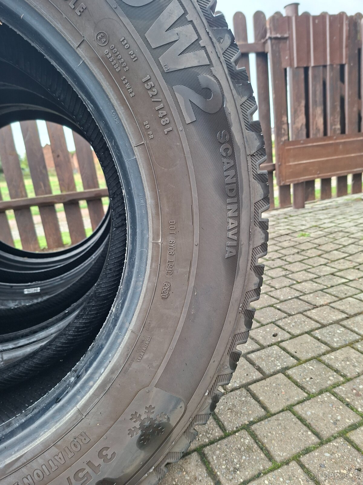 opony 315/60/r22,5 CONTINETAL HDW2 ROK 2020 BIEŻNIK OK 1,5 c - 4