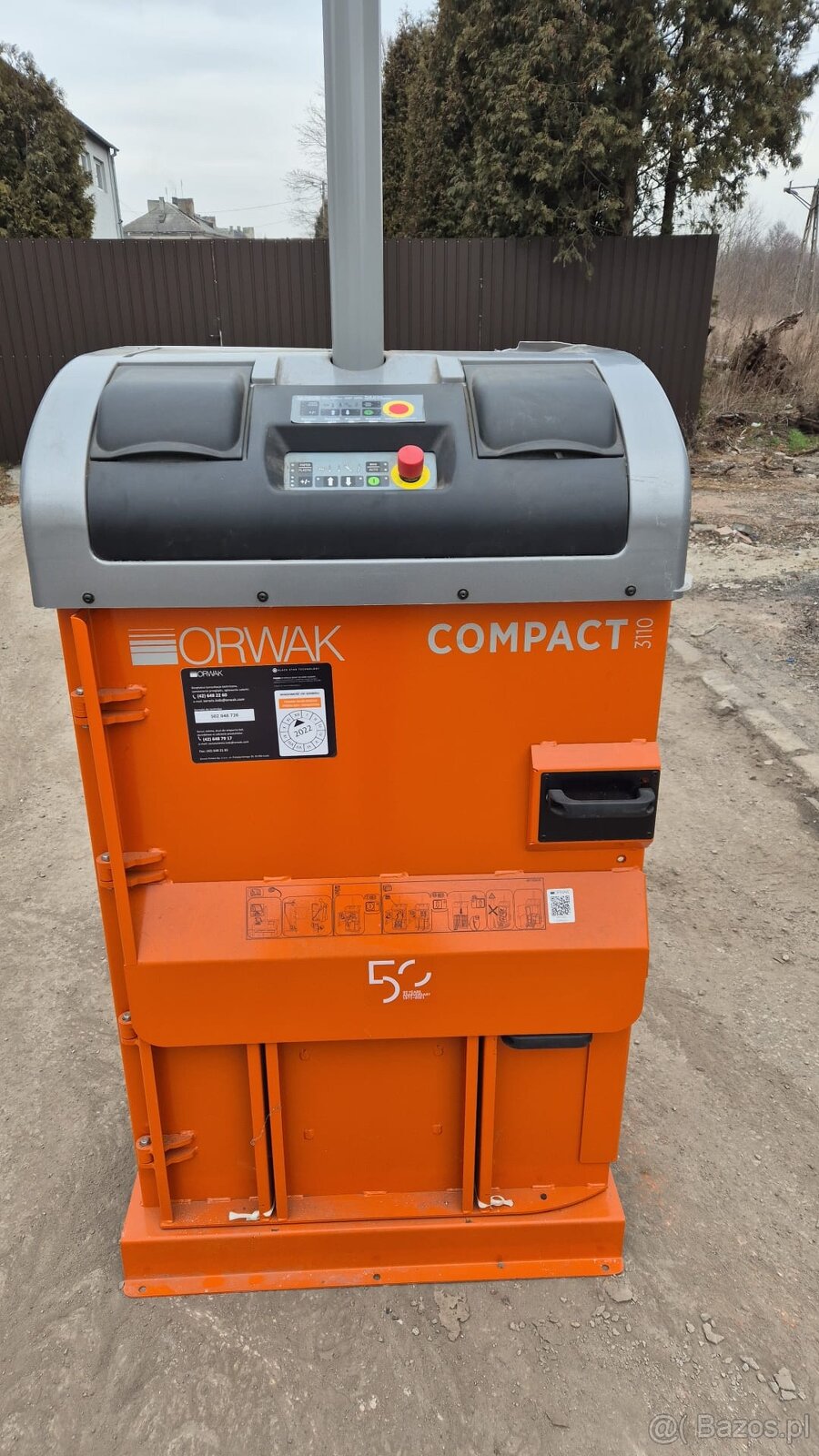 Belownica prasa do foli kartonu makulatury śmieci odpadów - 4