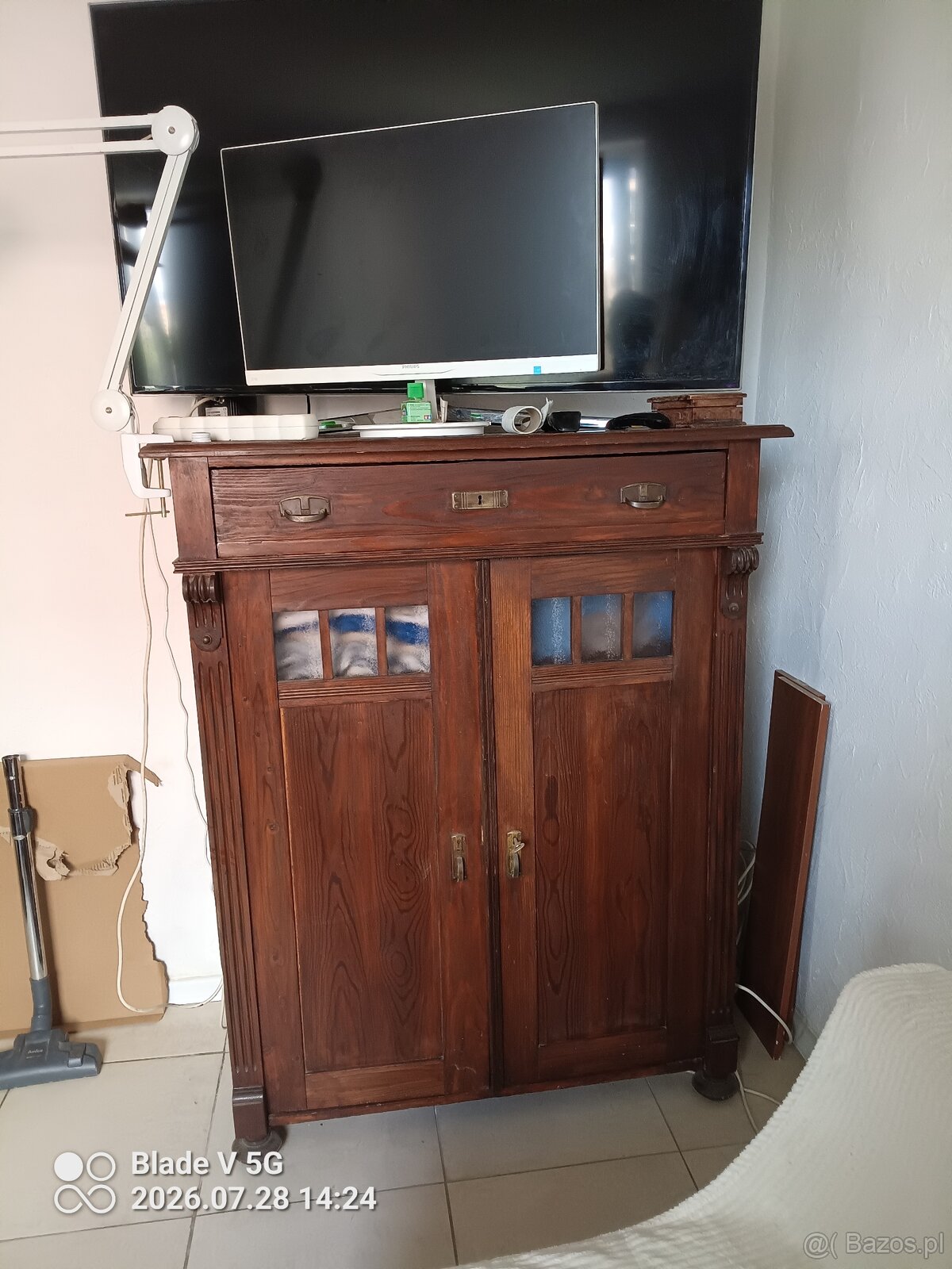 Orginalna szafa retro lite drewno - 4