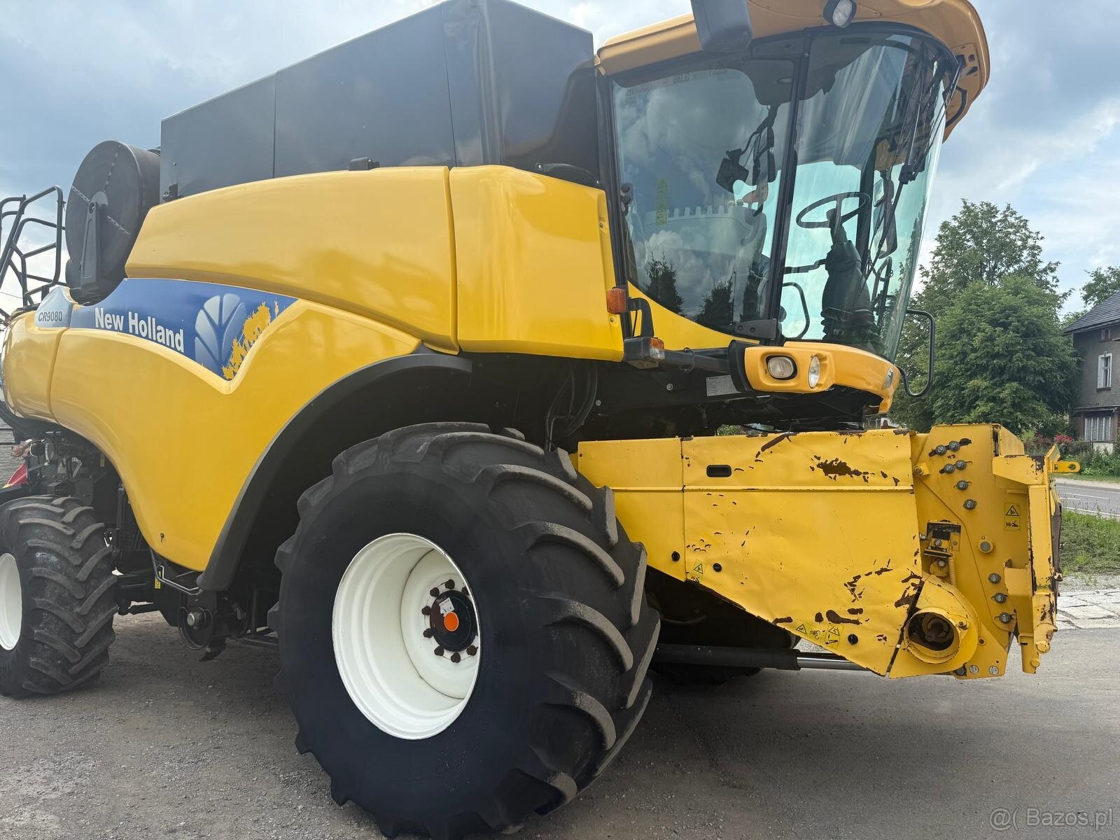 Kombajn zbożowy New Holland CR9080 Rok 2008 heder Vario 7,3m - 4