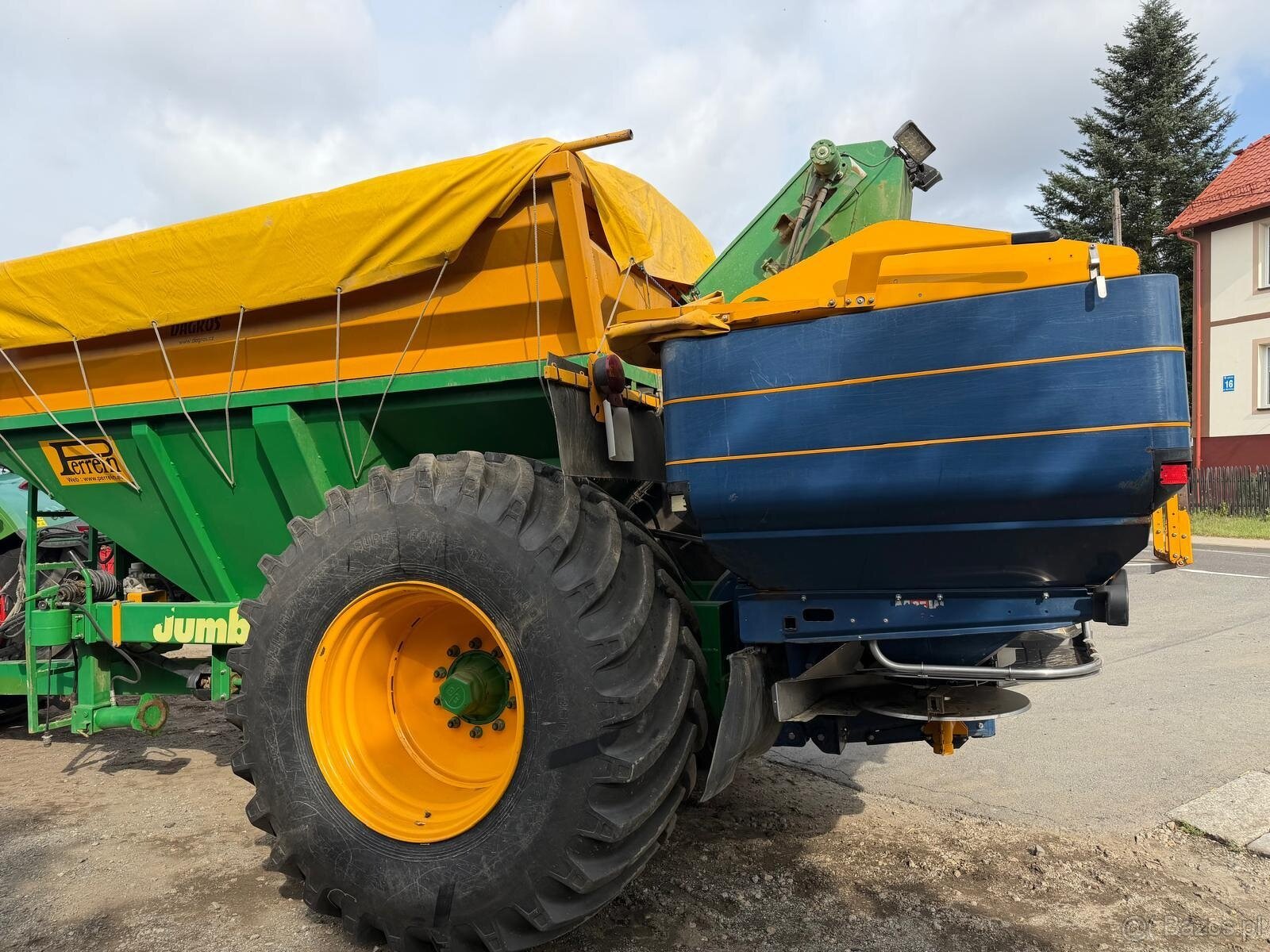 Rozsiewacz do nawozów Perrein Jumbo 9000 + Bagballe Komplet - 4