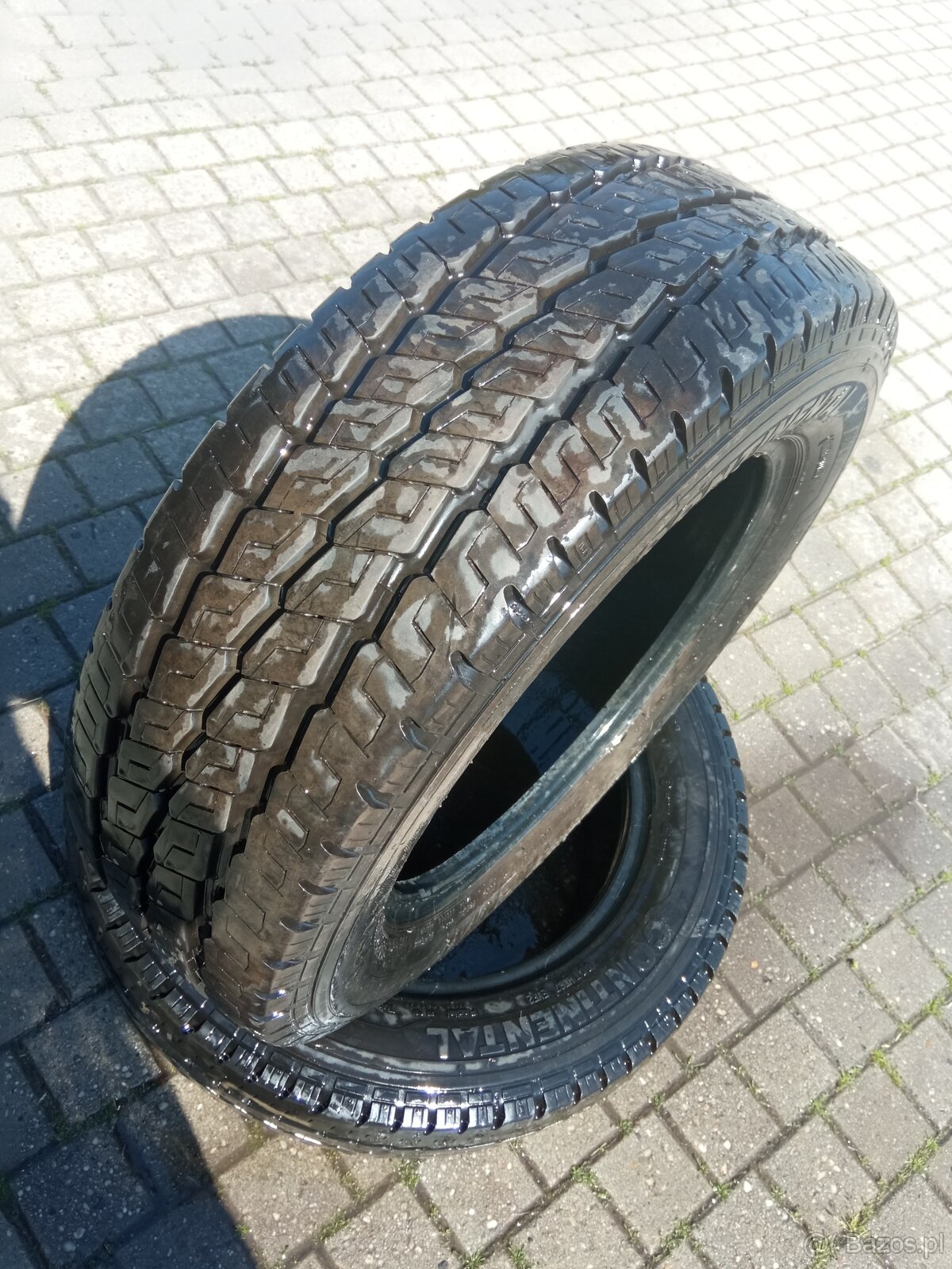 opony CONTINETAL vanco 205/65/16 C 107/105 nie naprawiane - 4