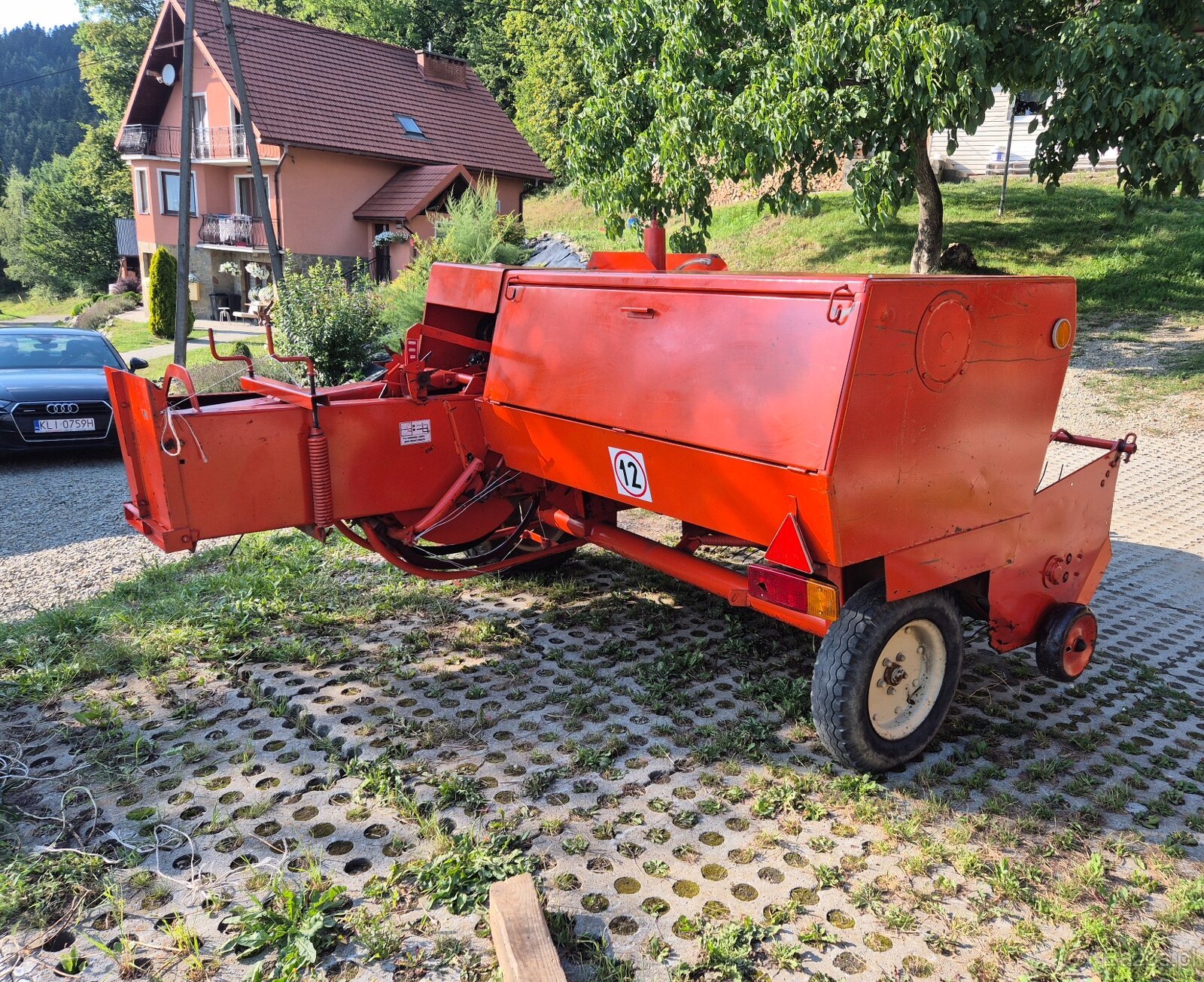 Prasa kostkująca wysokiego zgniotu polska Sipma Z-224/1 - 4